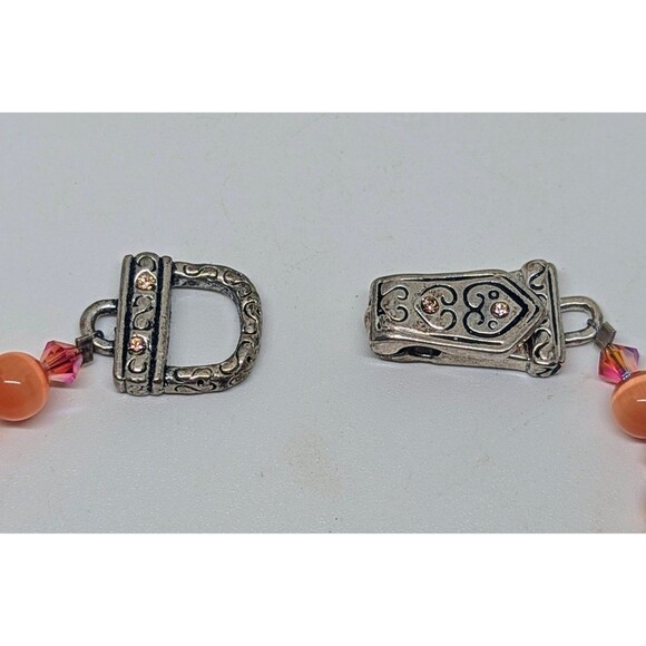 Special Causes Orange Ribbon Faith & Hope Beaded Charm Magnetic Bracelet - Picture 5 of 6